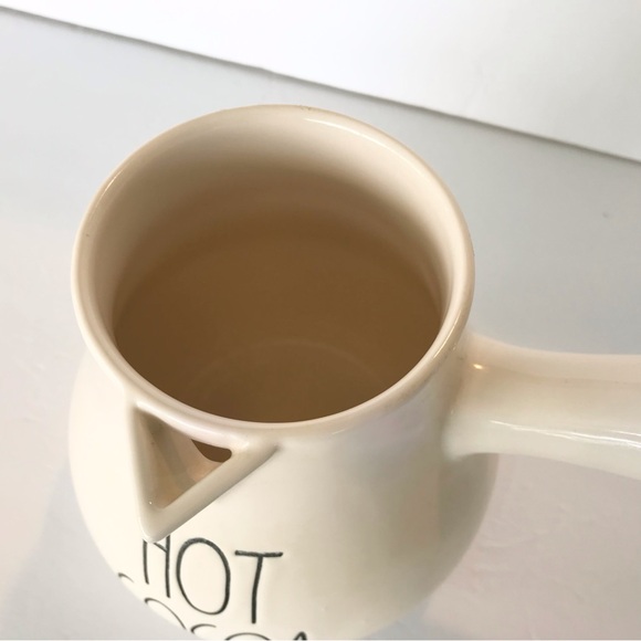 Rae Dunn by Magenta HOT COCOA Farmhouse Pitcher/Pot, Rare - Picture 3 of 5